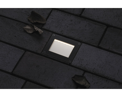Paulmann Solar LED-inbouwlamp, kunststof, IP67, 0,12 lm, 3000 K warm wit, 80x80 mm, zwart
