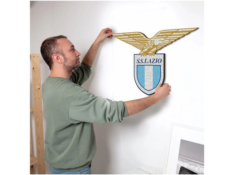 Iconic Puzzle SS Lazio – Logo Offizielles Holzpuzzle, Grösse M