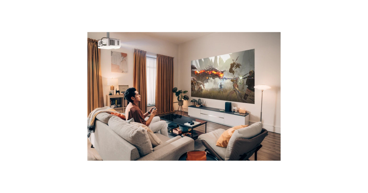 ViewSonicLS710-4KE 4K Laser Home Projector​  (Wit, 3500 ANSI Lumen, Ontworpen voor Xbox)