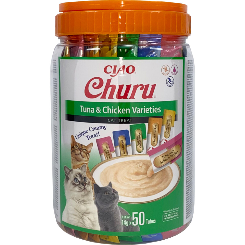 Ciao Churu Kat Tonijn & Kip 50 stuks700 gr