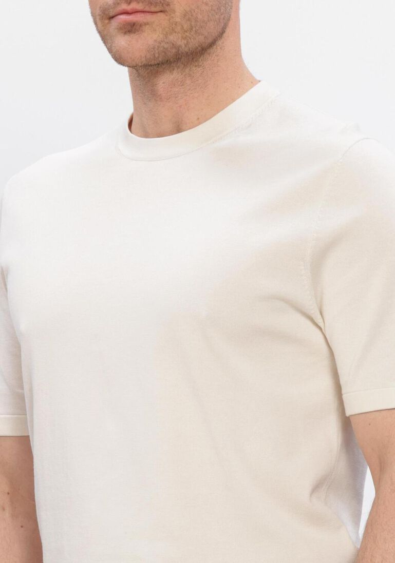ecru profuomo t-shirt t-shirt crew neck ss aero ease