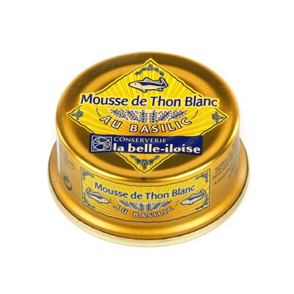 Mousse de thon blanc au basilic