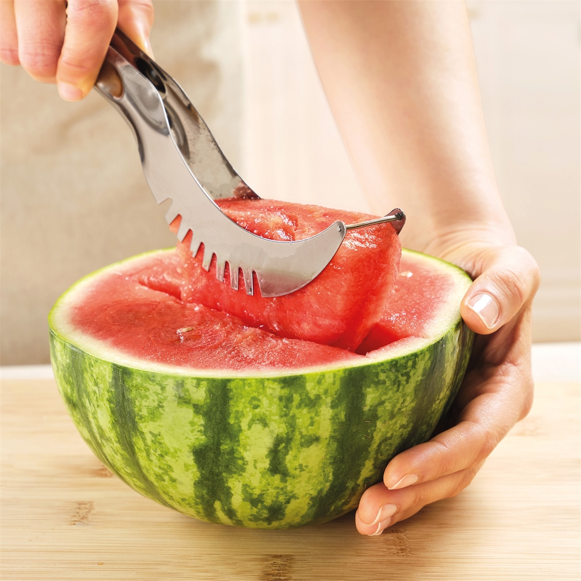 Pince découpe pastèque