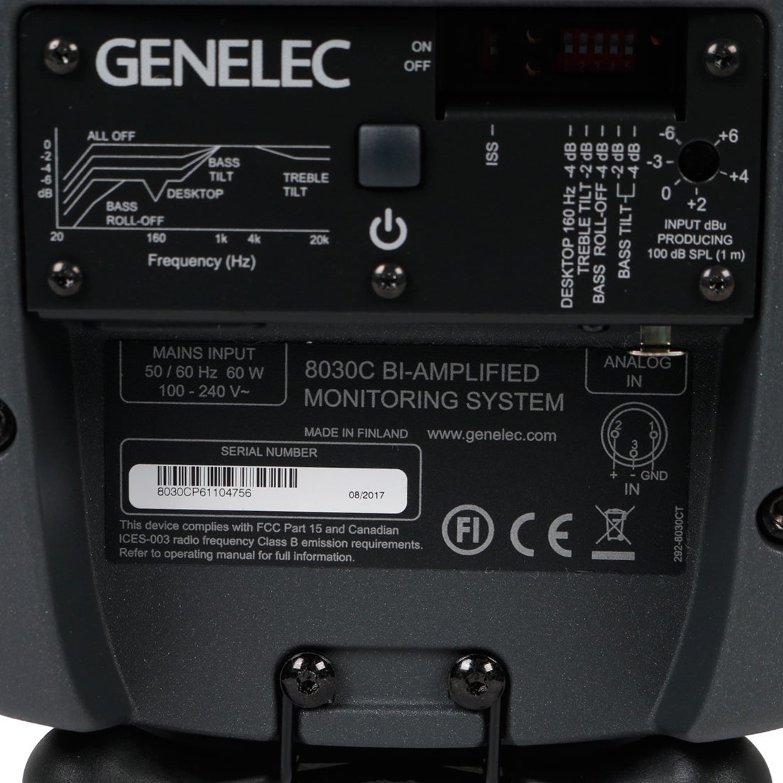 Genelec 8030CP actieve studiomonitor grijs (per stuk)