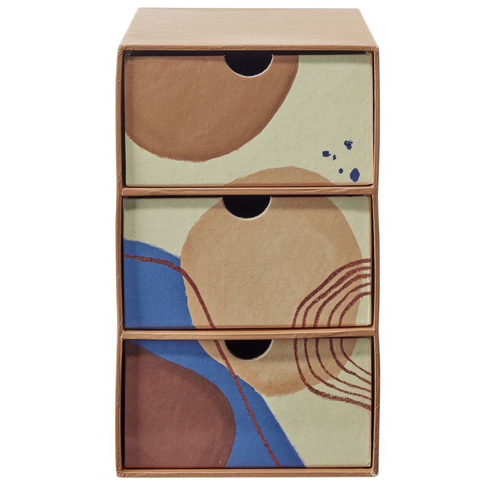 Mini boîte de rangement 3 tiroirs