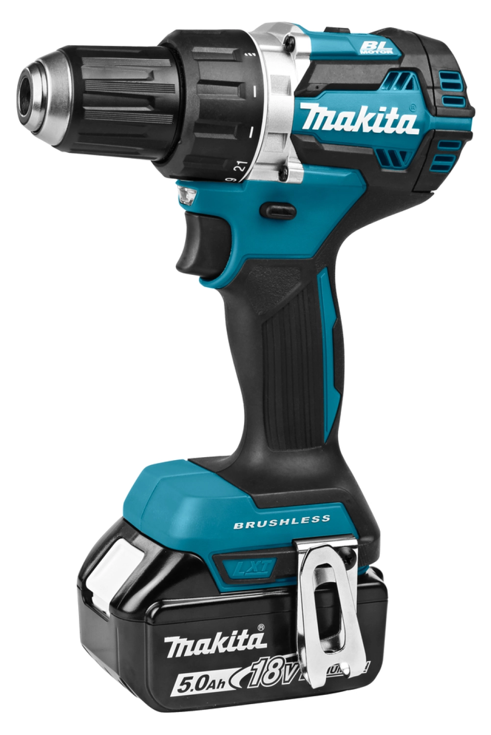 Makita DDF484RTJ 18V Li-Ion accu boor-/schroefmachine set (2x 5.0Ah accu) in Mbox - koolborstelloos