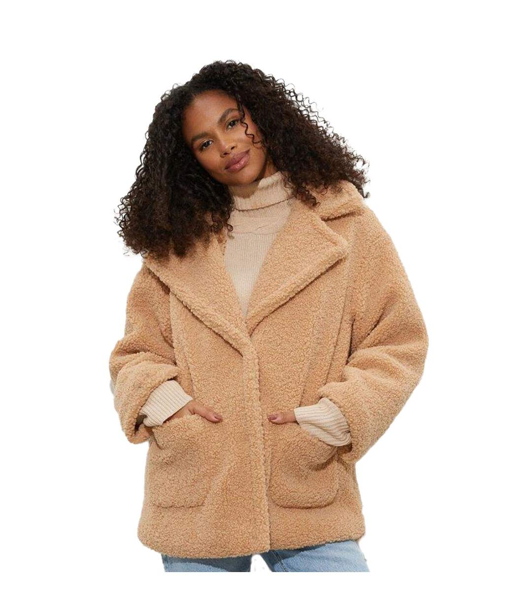 Dorothy Perkins - Manteau - Femme (Brun-beige) - UTDP171