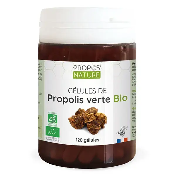 Propos' Nature Apitherapy Própolis Verde Orgânica 60 cápsulas