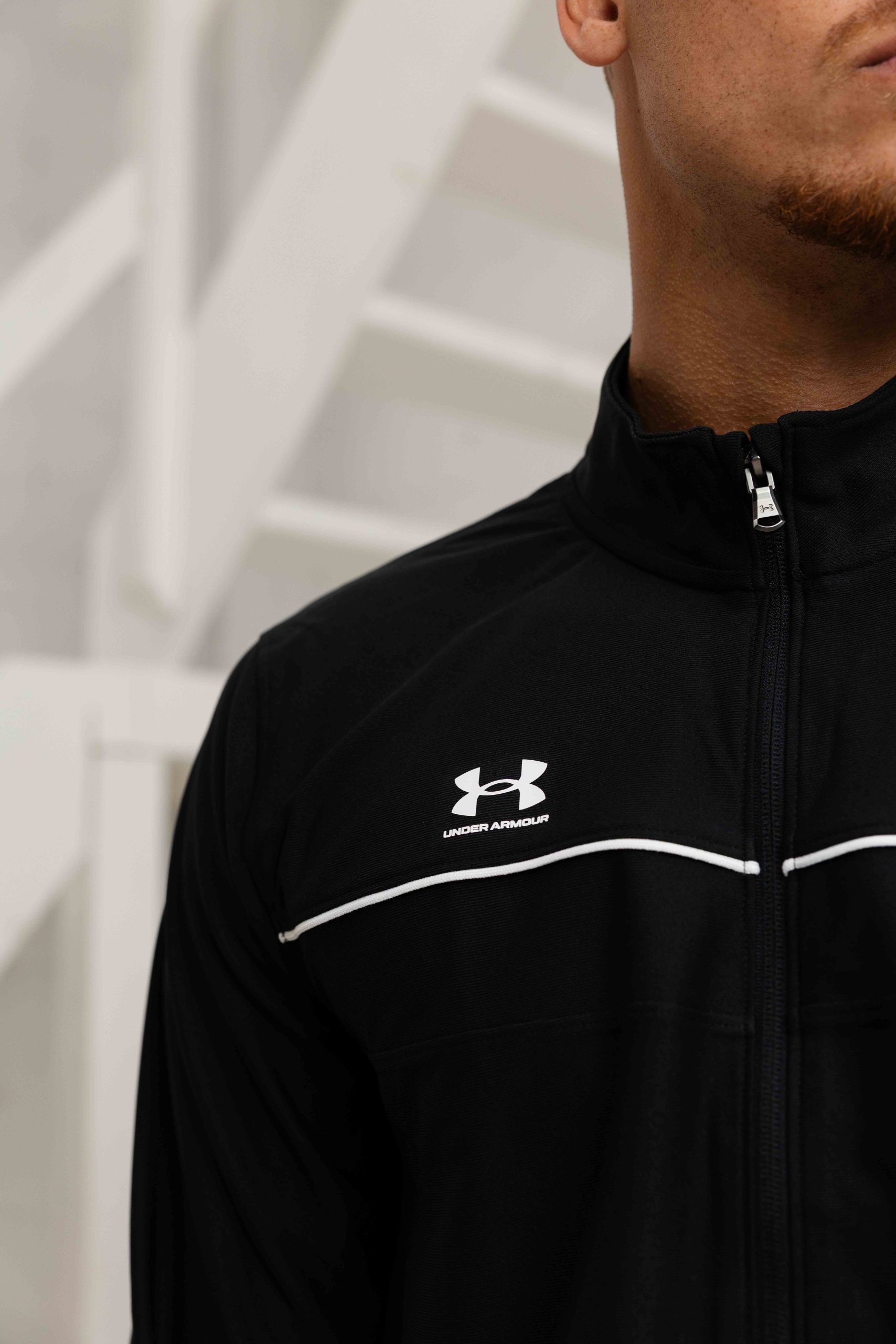 Under Armour Challenger Trainingspak Heren Zwart/Wit