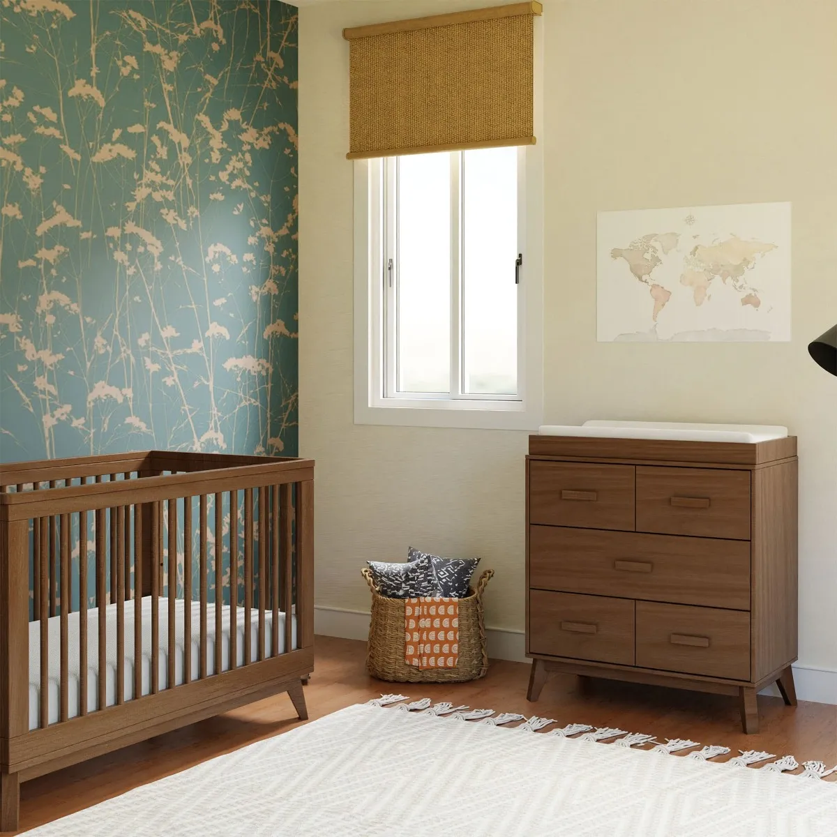 Babyletto Meuble à Langer 3 Tiroirs Scoot - Noyer