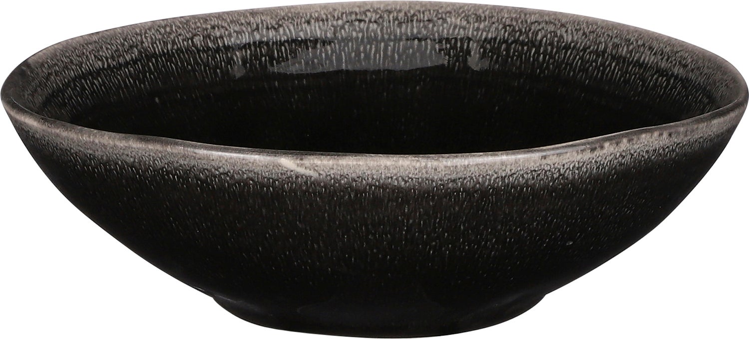 Mica Decorations schaal Tabo zwart D 20 H 6,5 cm