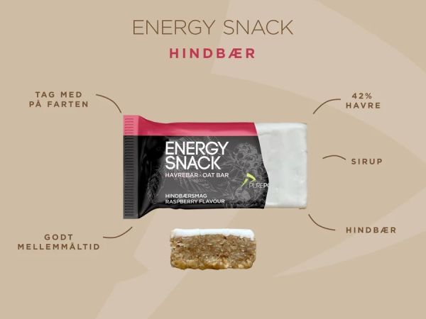 PurePower Energy Bar, Hindbær