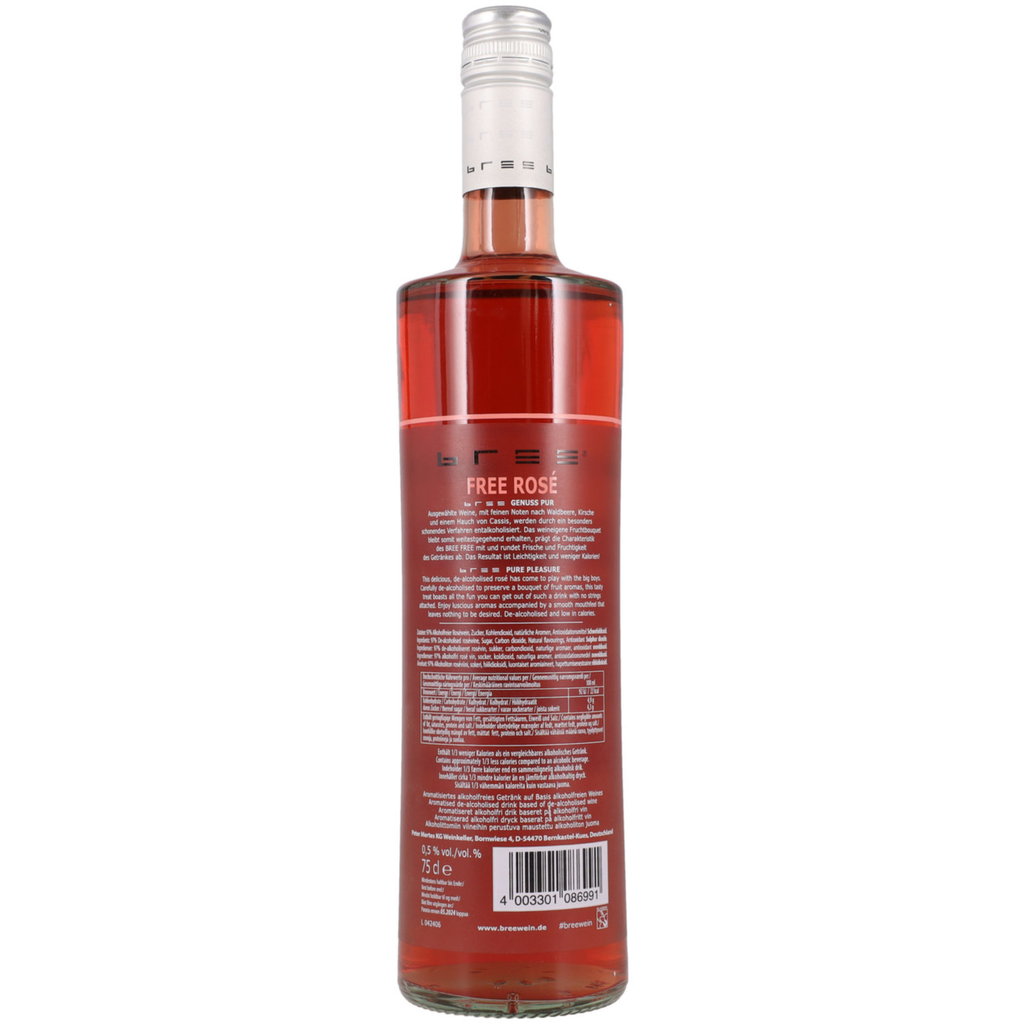 Bree Free Rosé alkoholfrei -75cl