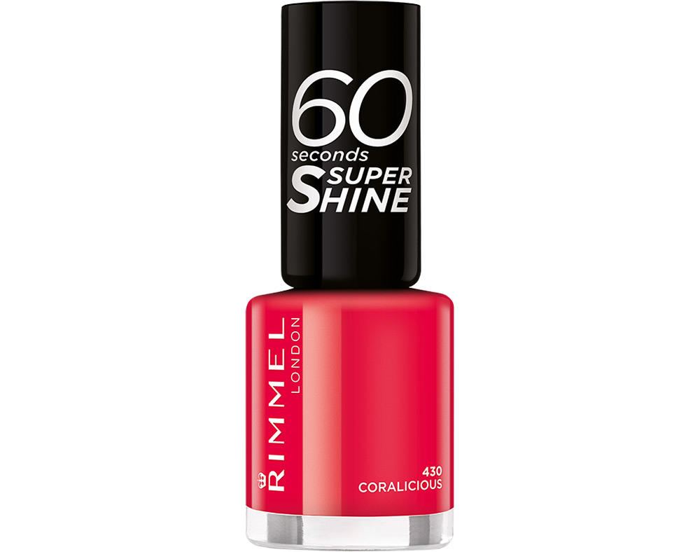 Verniz 60 Seconds 430 Coralicious Rimmel un