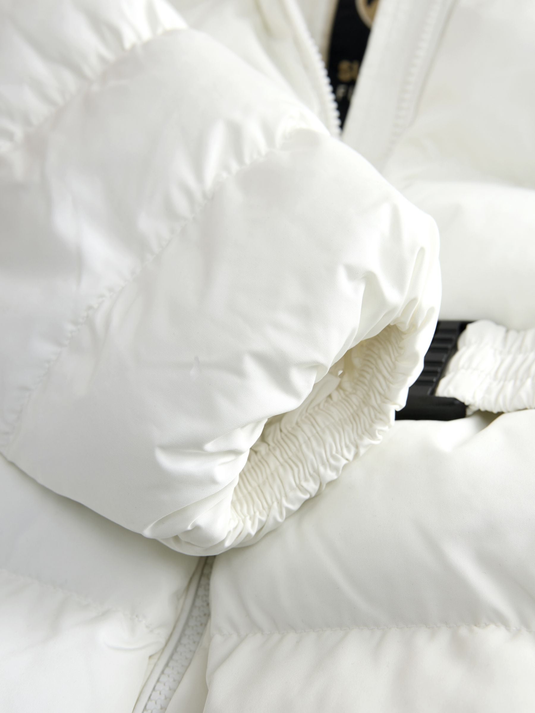 Wit - Superdry Belted Puffer Coat