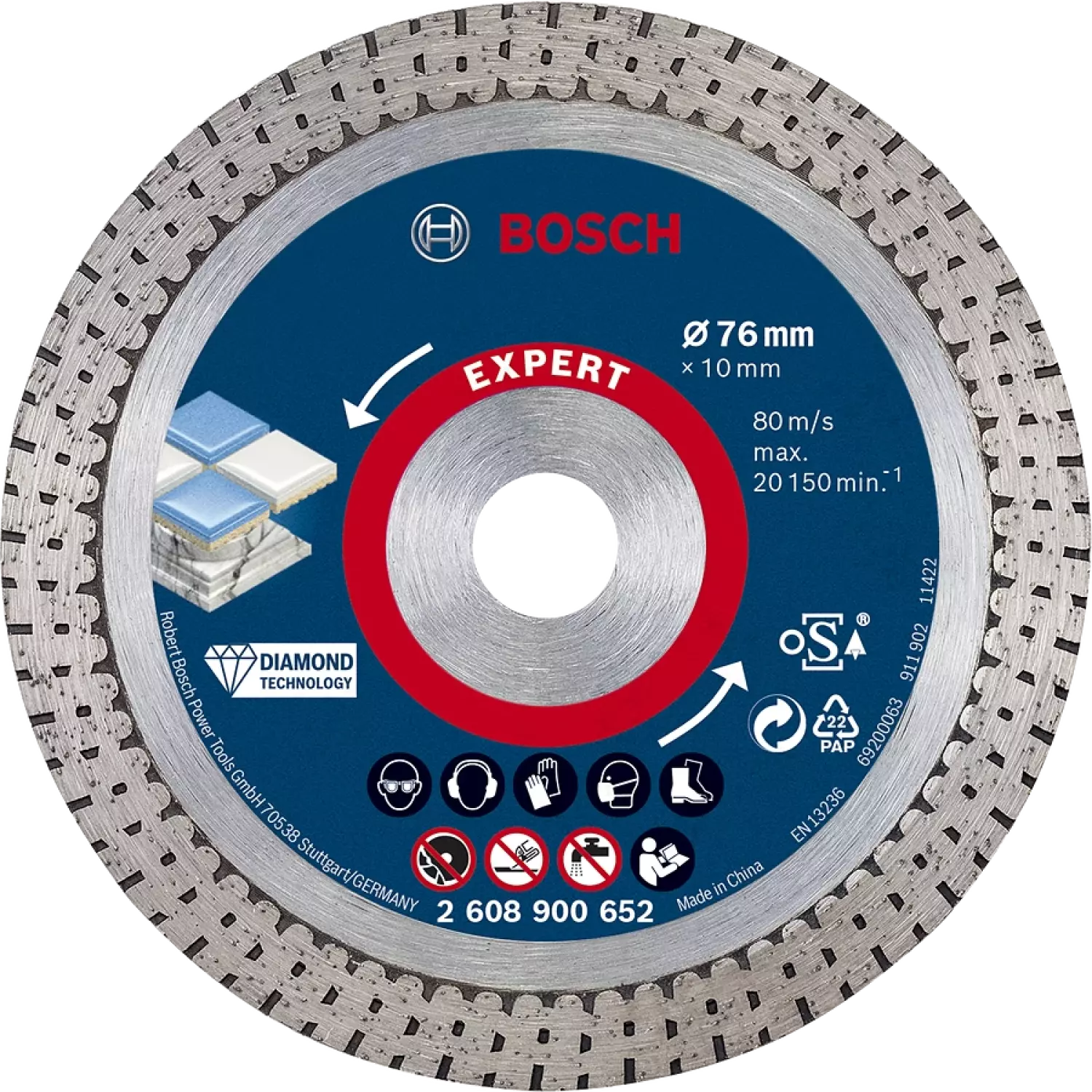 Bosch 061599764G Kit haakse slijper 76 mm