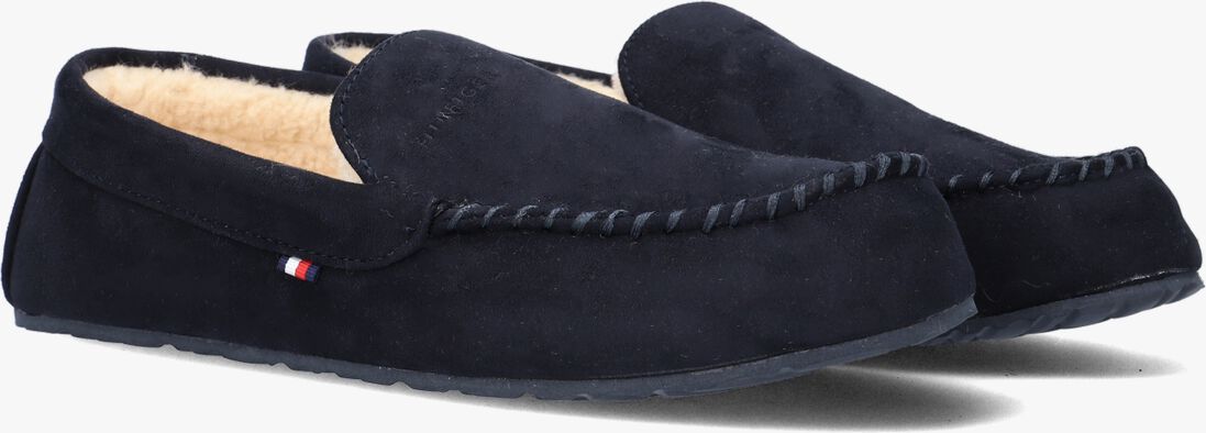 TOMMY HILFIGER blauwe tommy hilfiger pantoffels hilfiger driver homeslipper