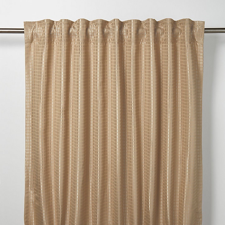 Rideau GoodHome Mandlay naturel l.140 x H.260 cm