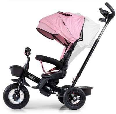 Milly Mally Movi 5-i-1 Trehjulssykkel, Svart/Rosa