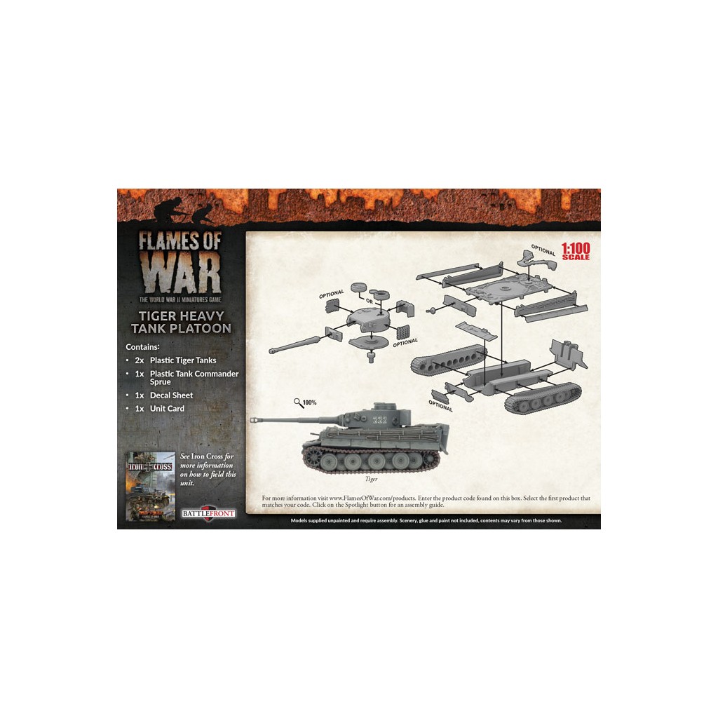 Flames of War - Tiger Heavy Tank Platoon