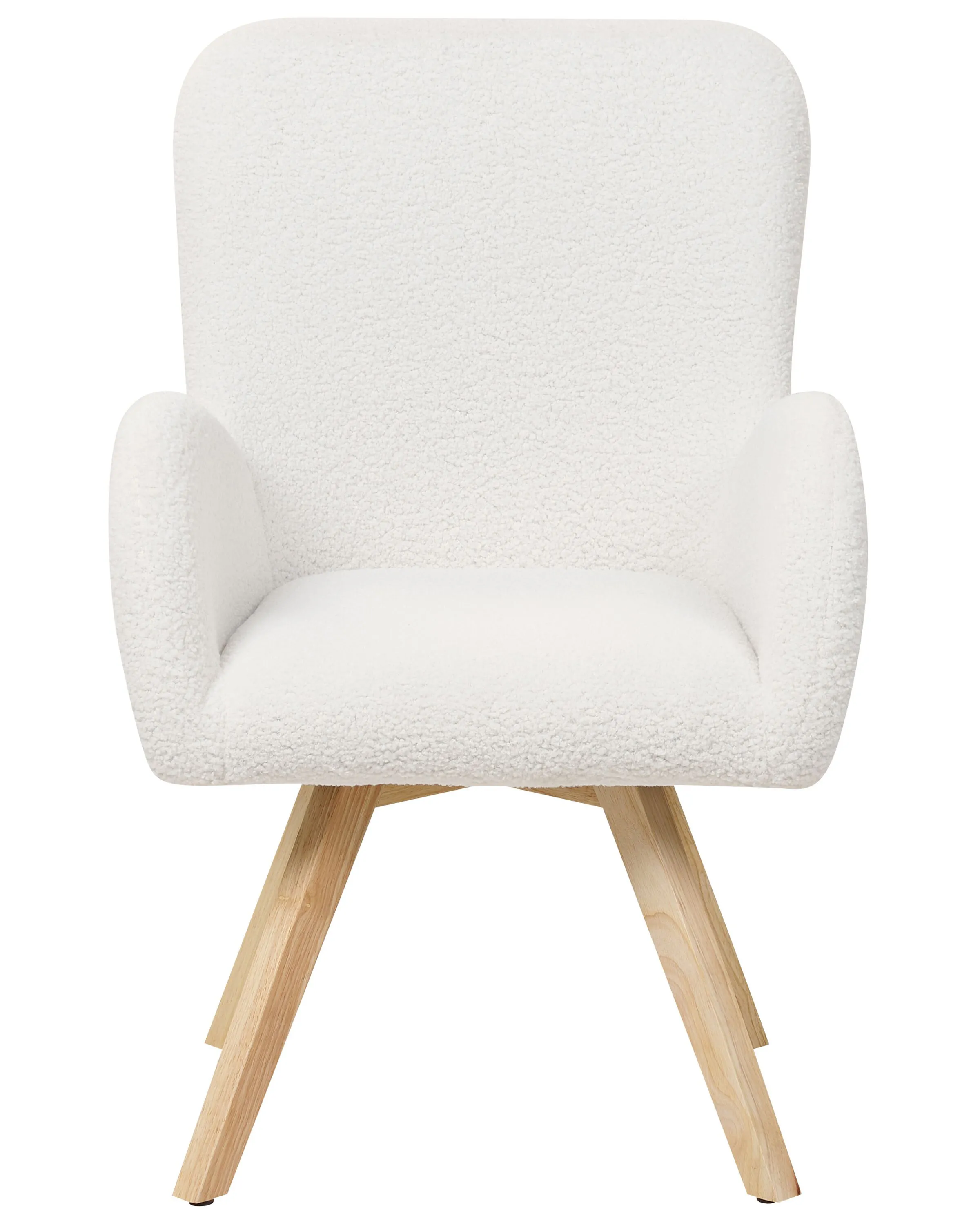 Fauteuil BJARN Bouclé Wit