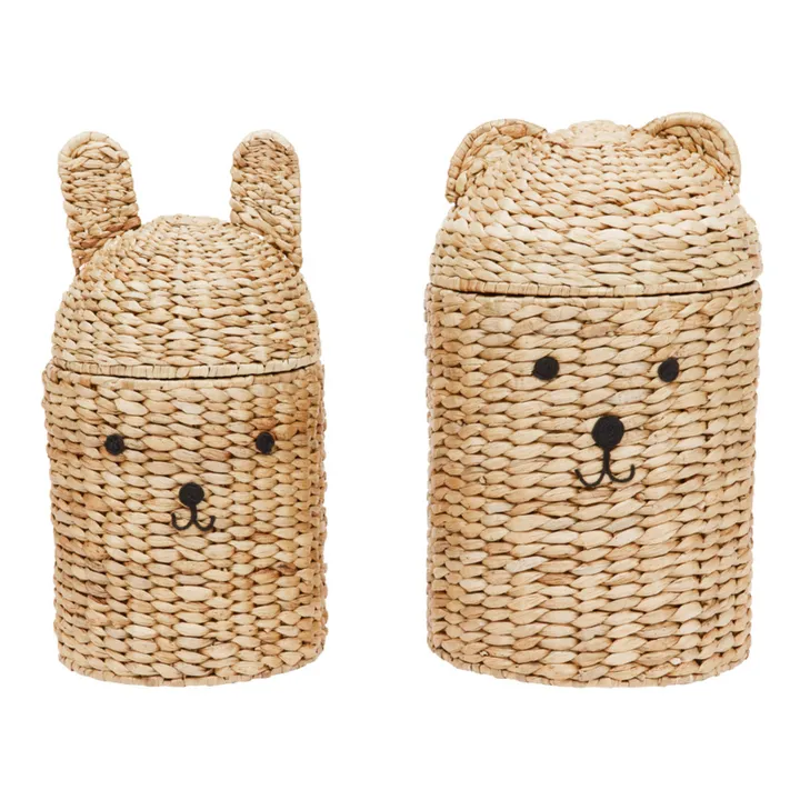 Oyoy Mini Paniers de rangement ours et lapin