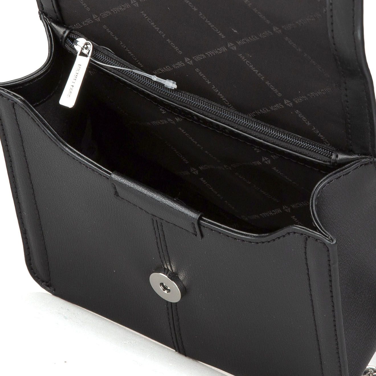 Michael Kors Petit sac bandoulière en Cuir Sonia  noir - 19x15x9 cm