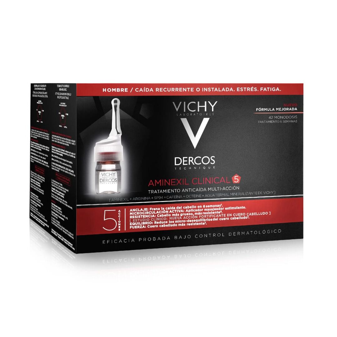 DERCOS  Dercos Aminexil Clinical 5 Homem (42 Ampolas) - 42un