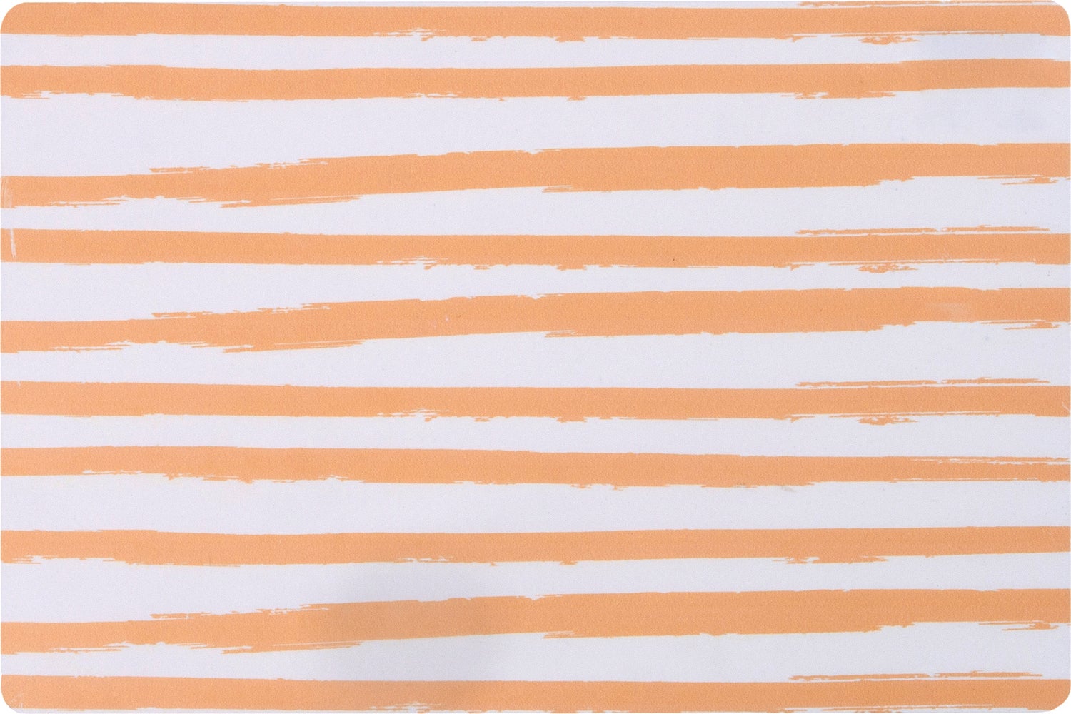 Intratuin placemat streep oranje 45 x 30 cm