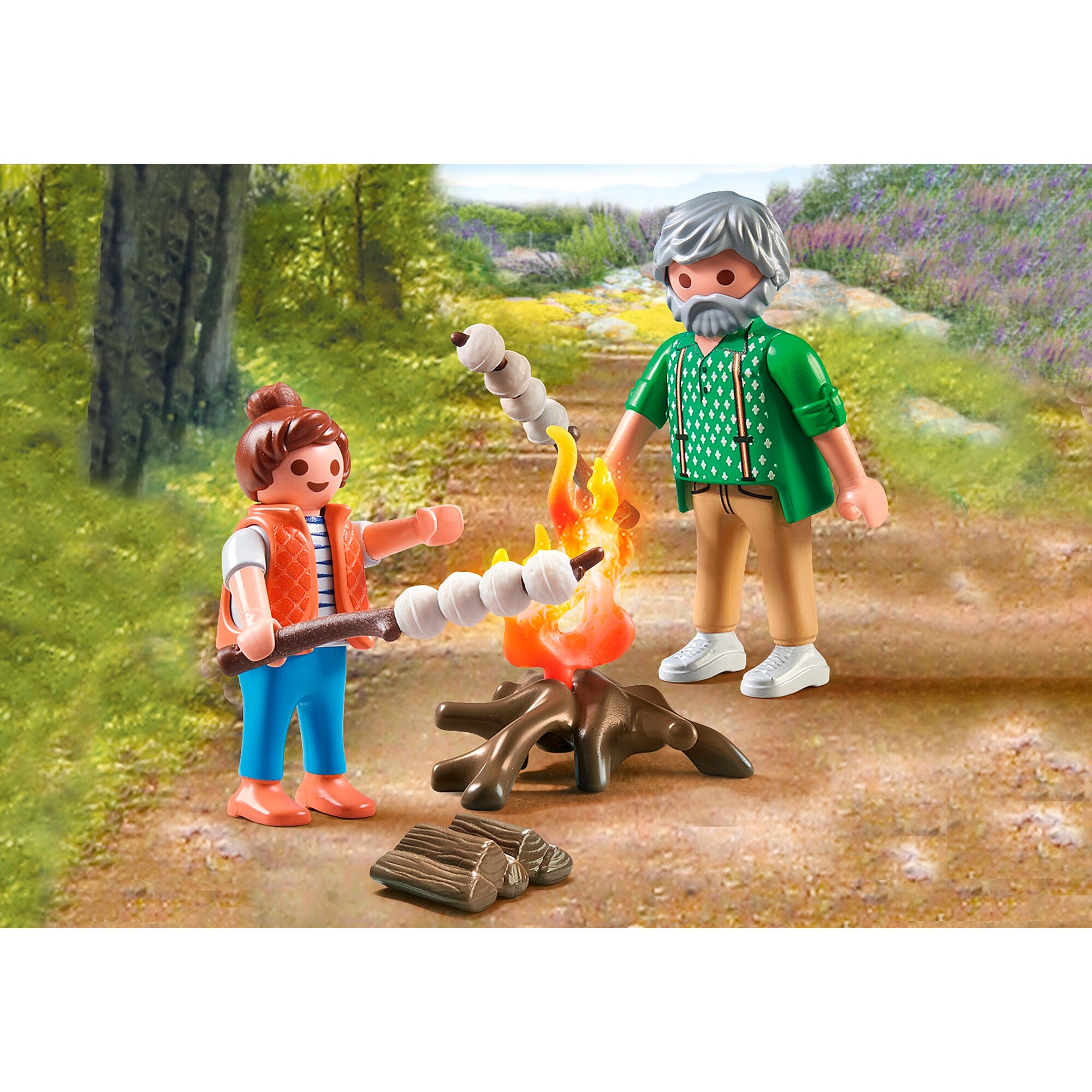 PLAYMOBIL Konstruktionsspielzeug City Life Lagerfeuer mit Marshmallows