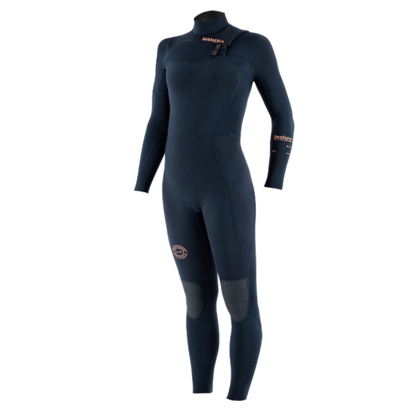 Combinaison Femme Manera Seafarer 4/3mm FZ 2022 - Sailor Blue - The Corner Shop