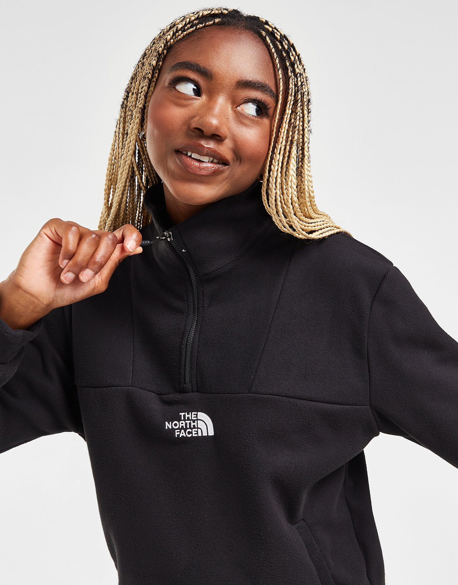 The North Face Sweatshirt Zippé Bonete Femme