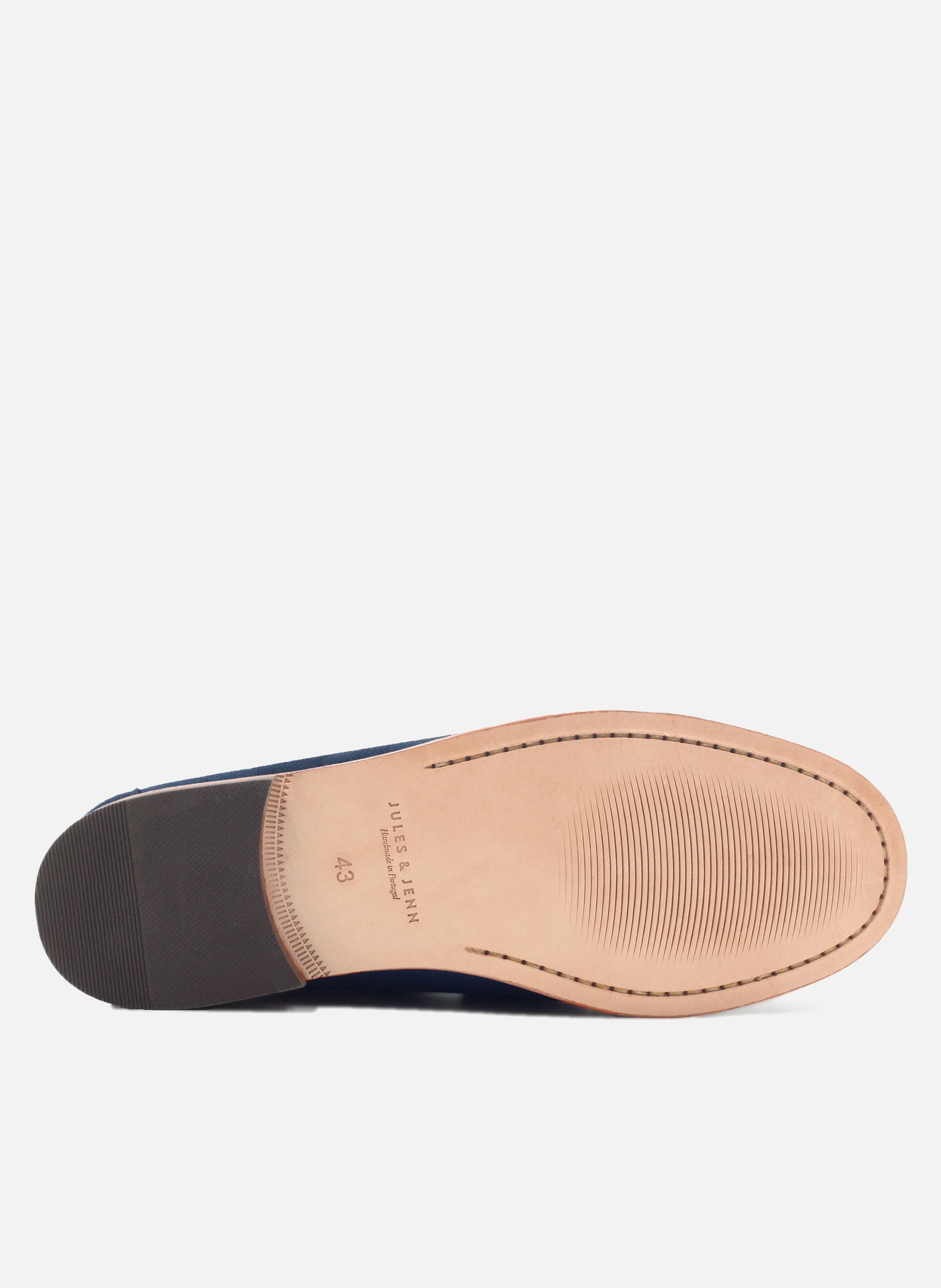 Mocassins urbains cuir daim | Bleu