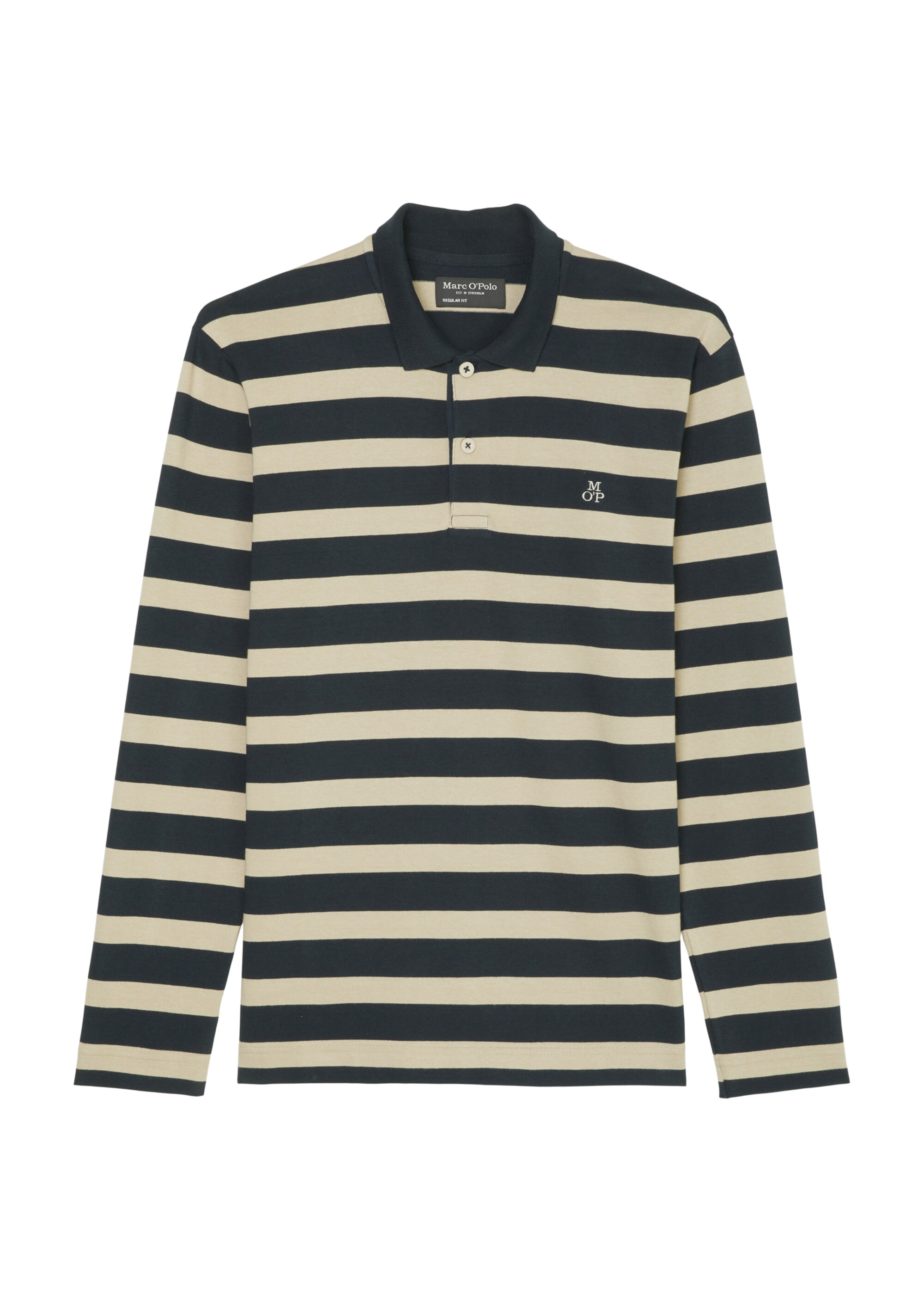 DfC Poloshirt Jersey regular mit garngefärbtem Streifenmuster