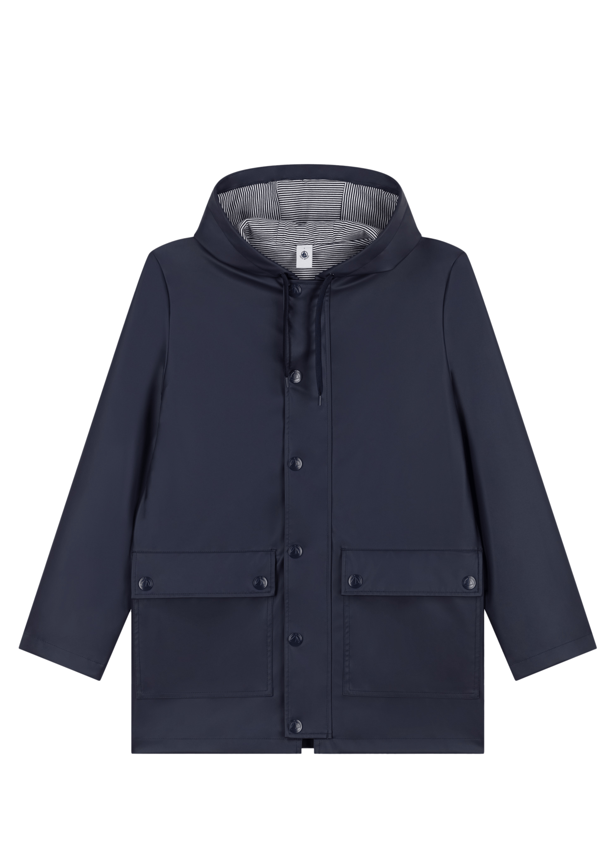 Imperméable à capuche | Bleu