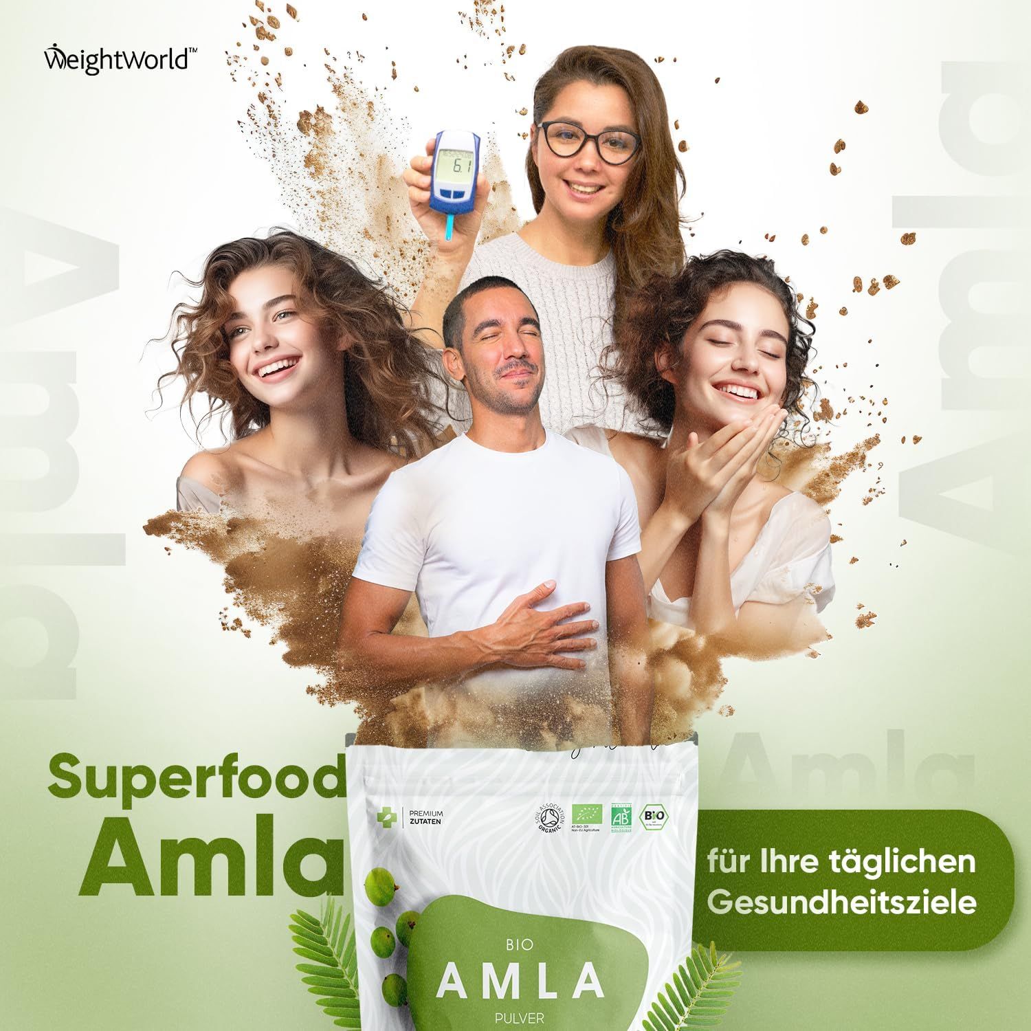 WeightWorld Bio Amla Beeren Pulver
