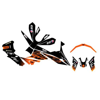 Kit déco RiderUnik RACE - Noir