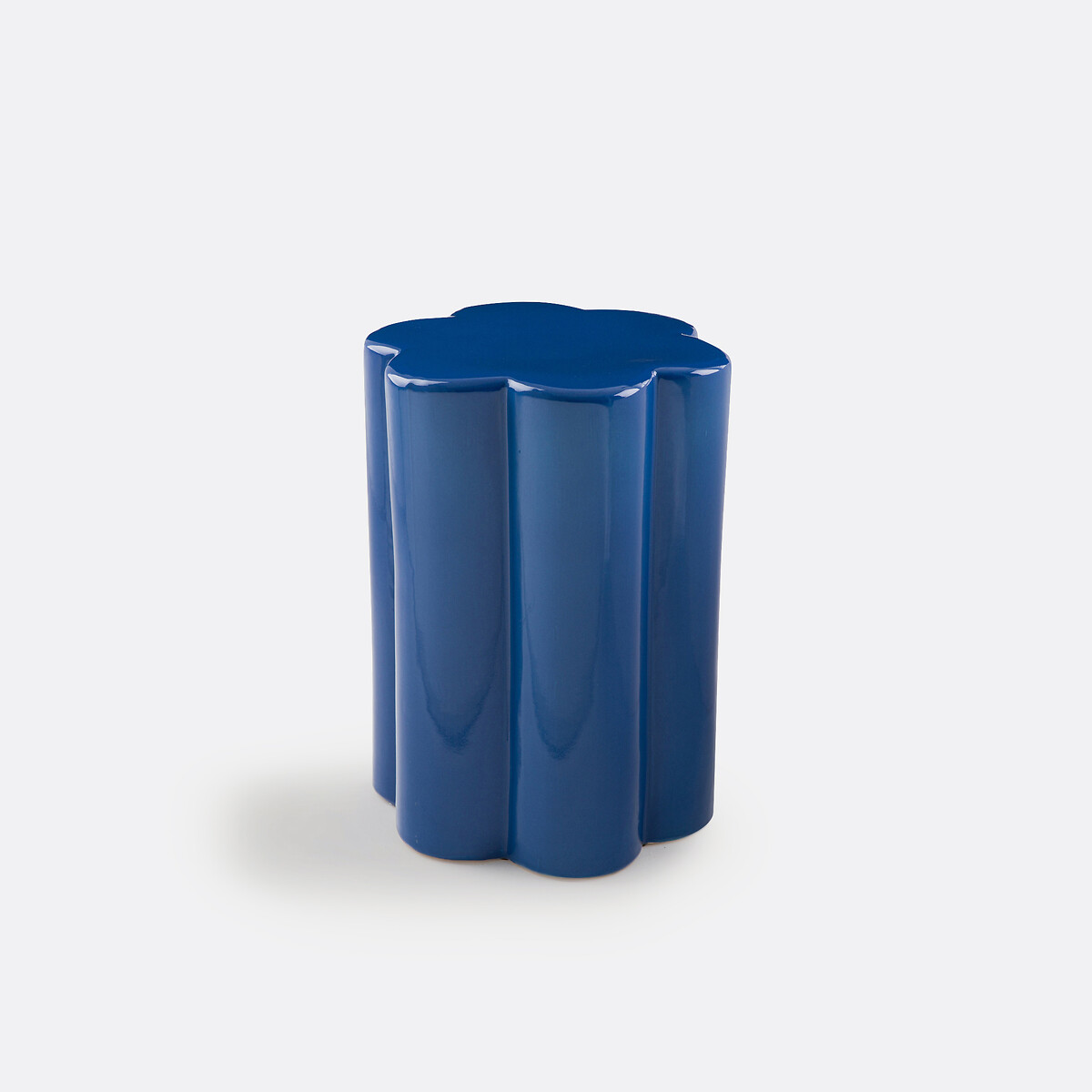 LA REDOUTE INTERIEURS<br>Mesa lateral ou de cabeceira em formato de flor, em cerâmica Jelly