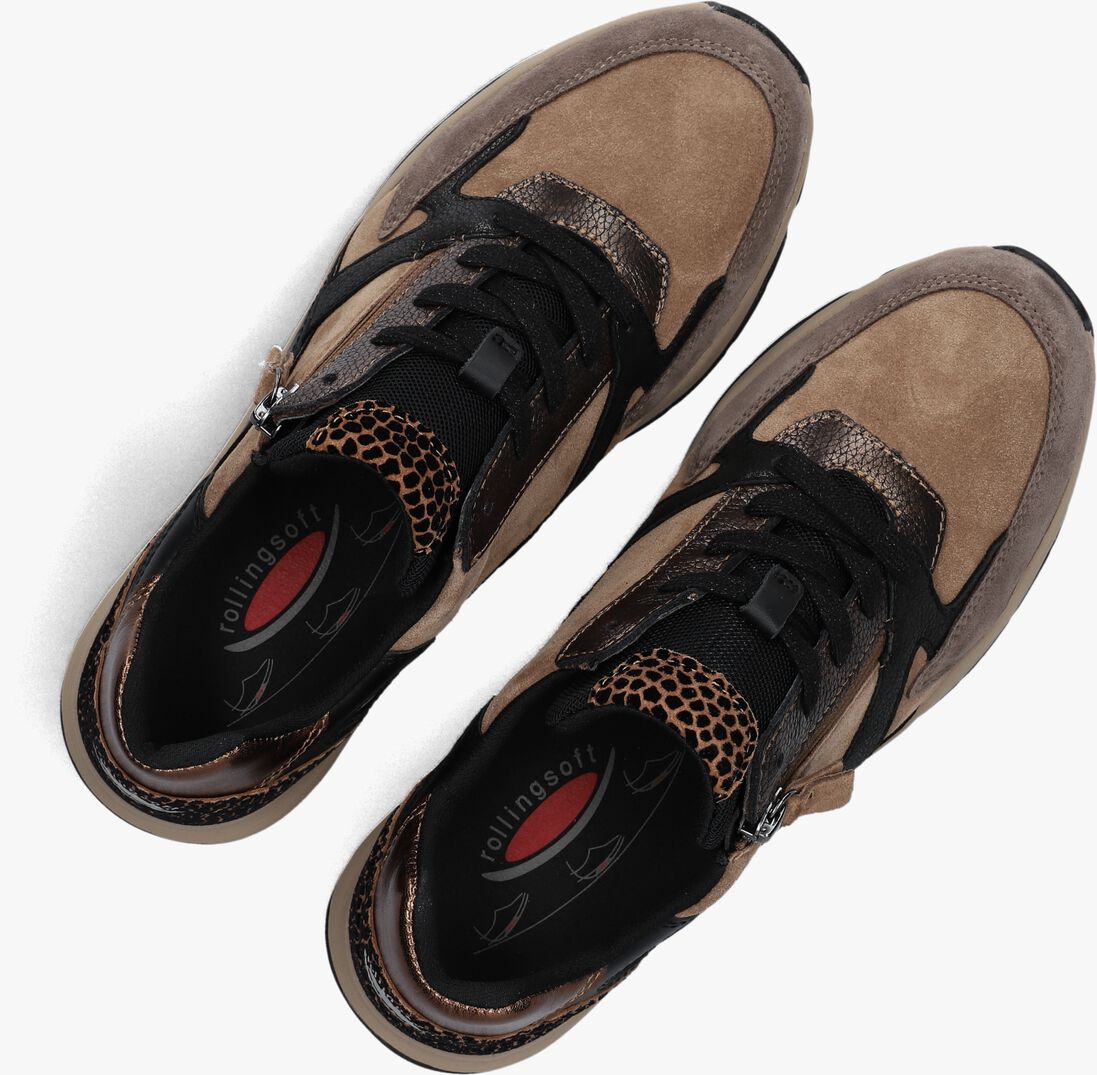 bruine gabor lage sneakers 878