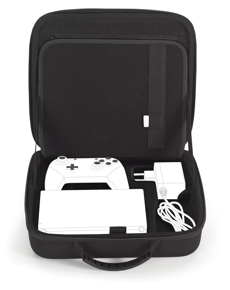 Bigben Storage Case Black Hard Case for Switch Including Docking Station Compatible with Switch Lite/OLED
