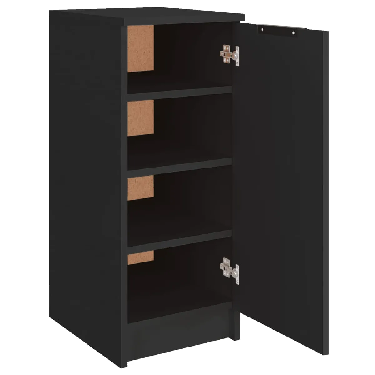 vidaXL Armoire à chaussures - Noir