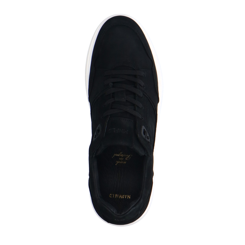 Zwarte nubuck sneakers