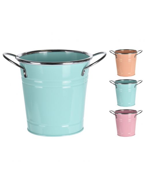 Homestyle Bloempot Emmertje - Bloempotten - 19x14x15 cm 3 Assorti