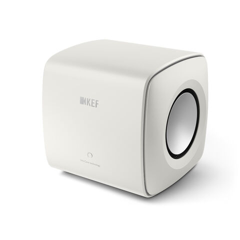 KEF KC62 – supercompacte hifi-subwoofer Wit