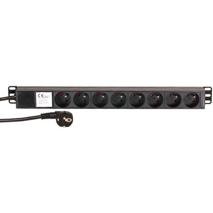 Adam Hall 87478 8-voudige 19 inch stroomverdeler