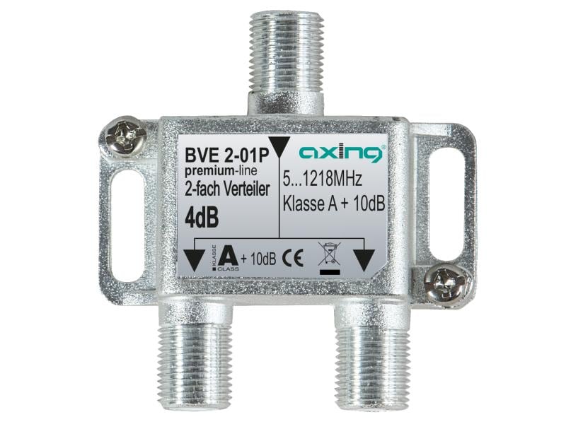 Axing 2-fach Verteiler BVE 2-01P 51218 MHz Bauform 01 Axing BVE 2-01P Axing BVE 3-01P