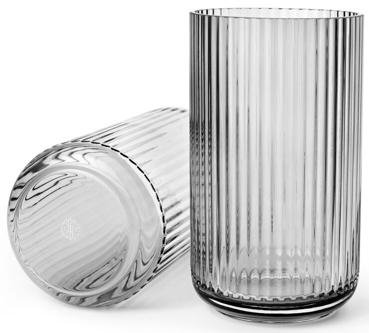 Lyngby Porcelæn Lyngbyvasen glas smoke Røg