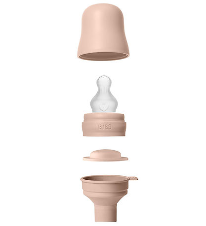 BIBS Babyflasche - 270 ml - PP/Silikon - Blush