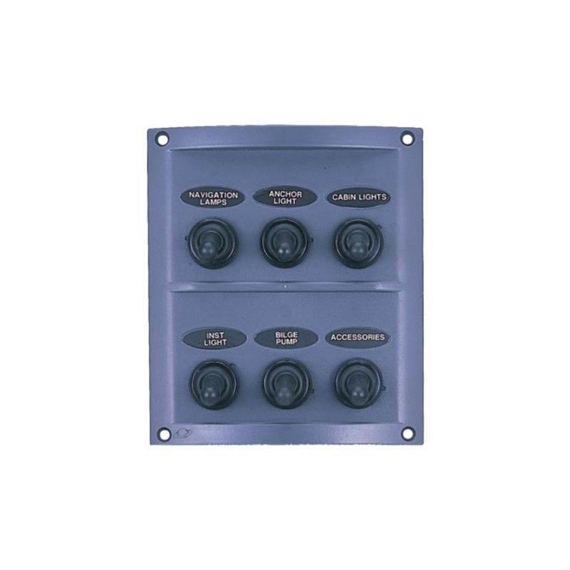 Tableau Electrique Plastimo Etanche - 6 Interrupteurs