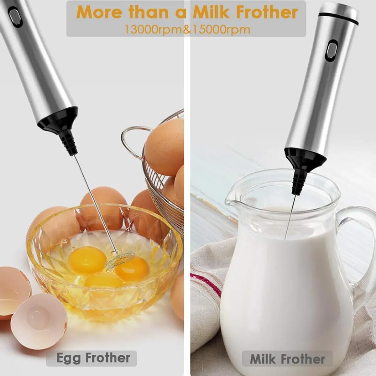 Mousseur lait rechargeable - Universal